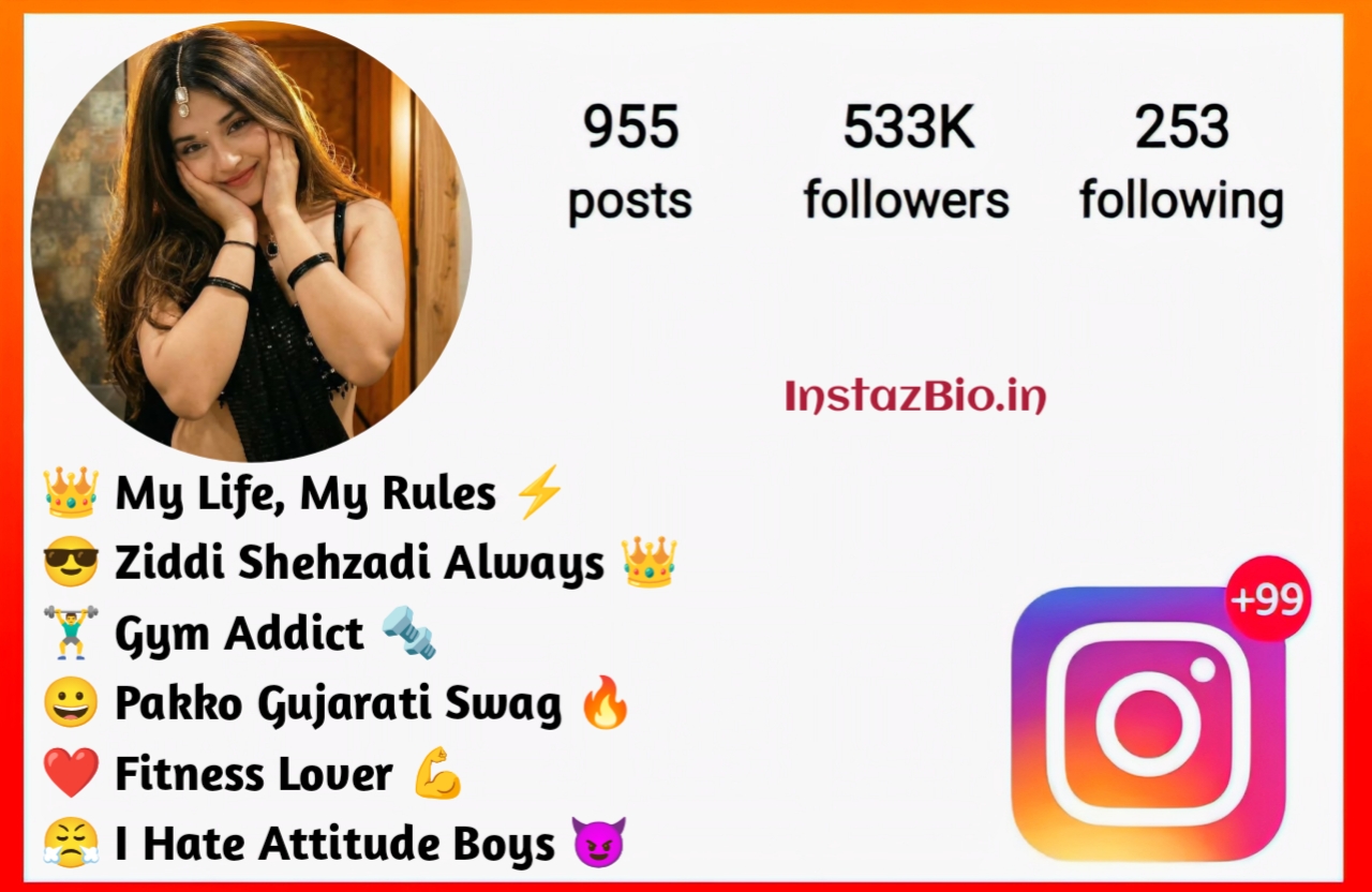 Best Instagram Bio in Gujarati