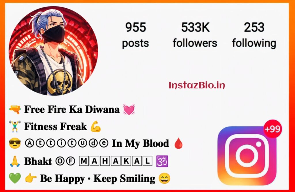 Free Fire Bio For Instagram