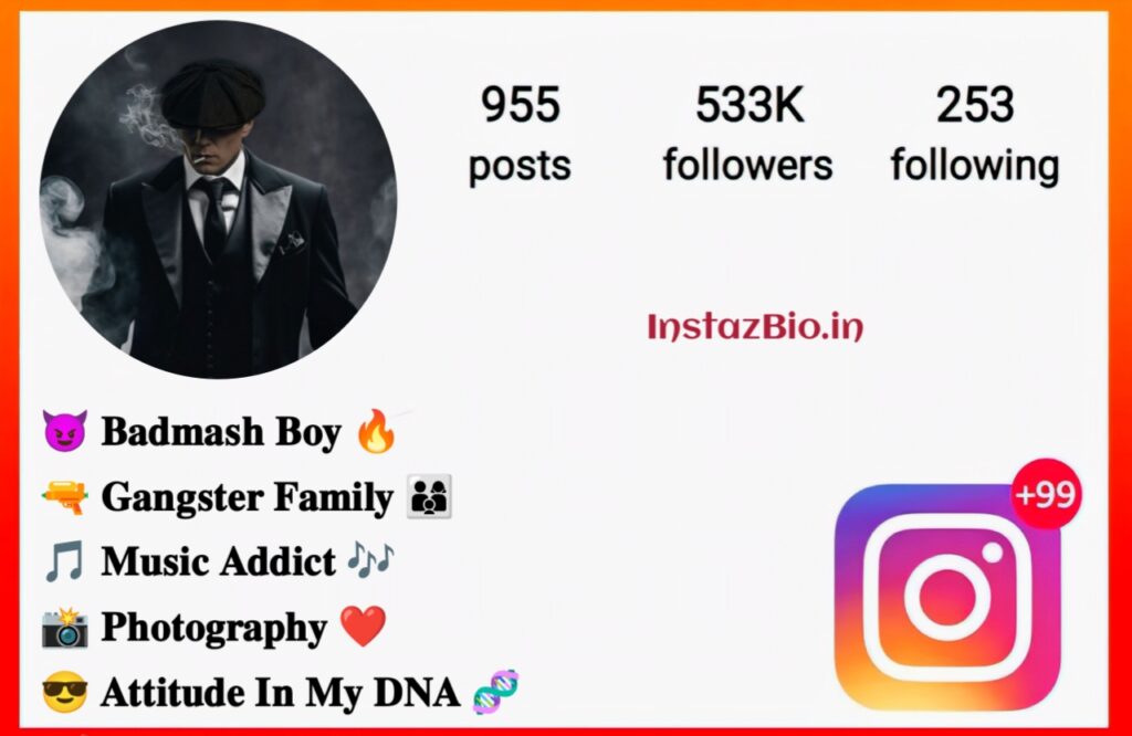 Gangster Bio For Instagram