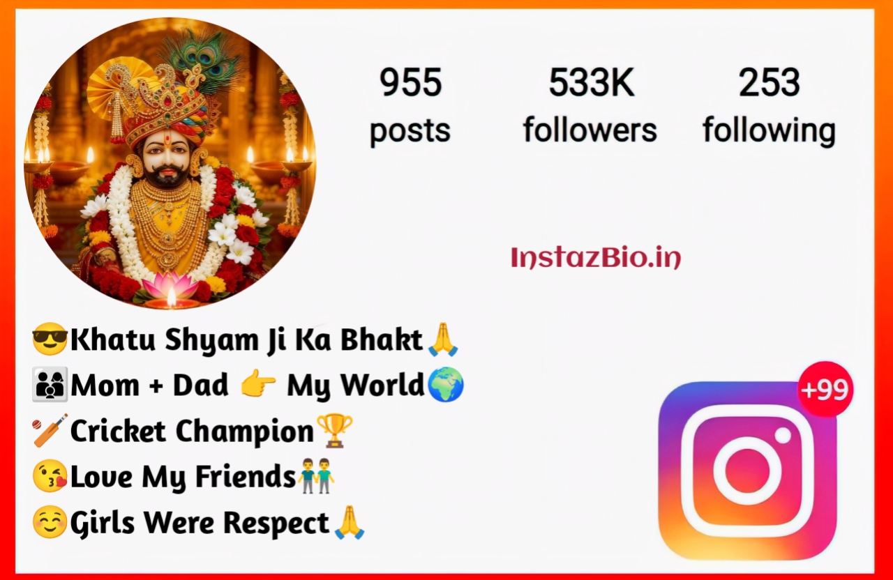 Khatu Shyam Ji Bio For Instagram