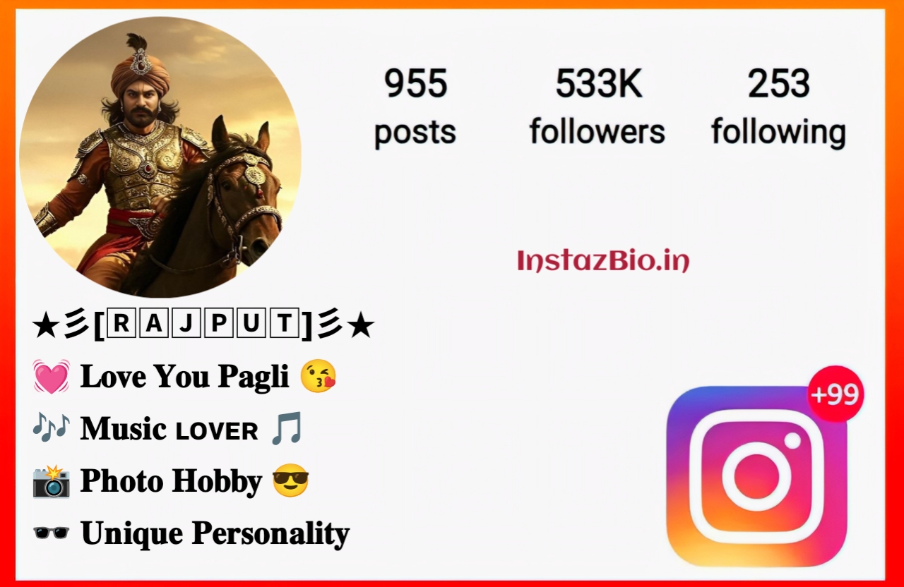 Rajput Bio For Instagram
